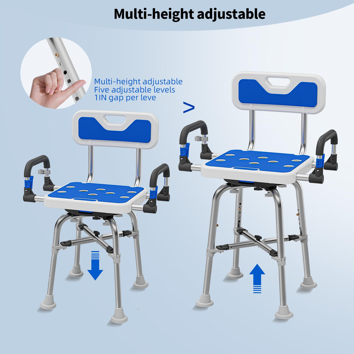 Heavy Duty Swivel Shower Chair I7437