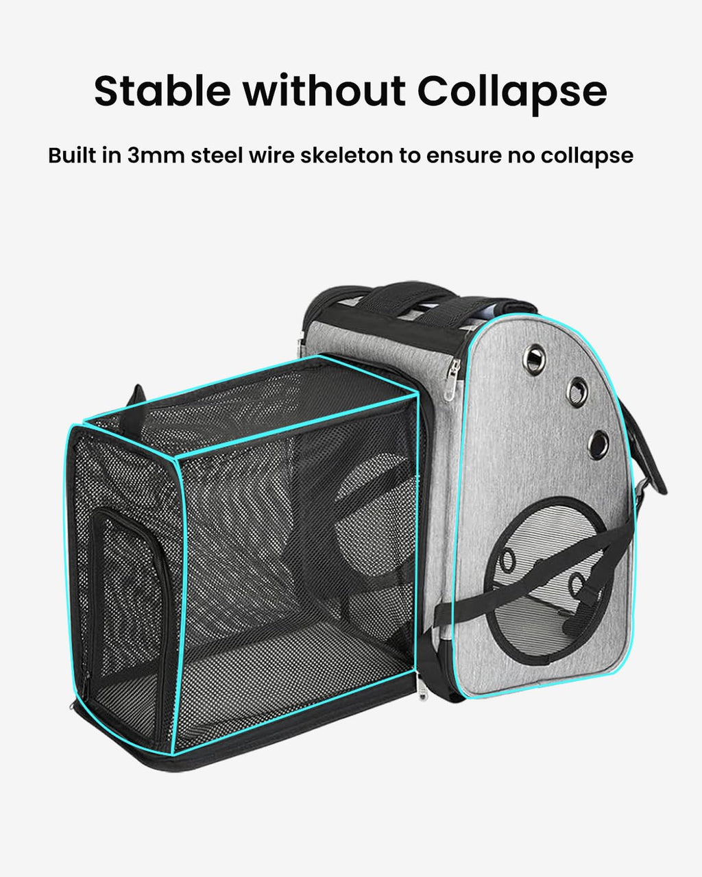 Expandable Cat Backpack Carrier O2072