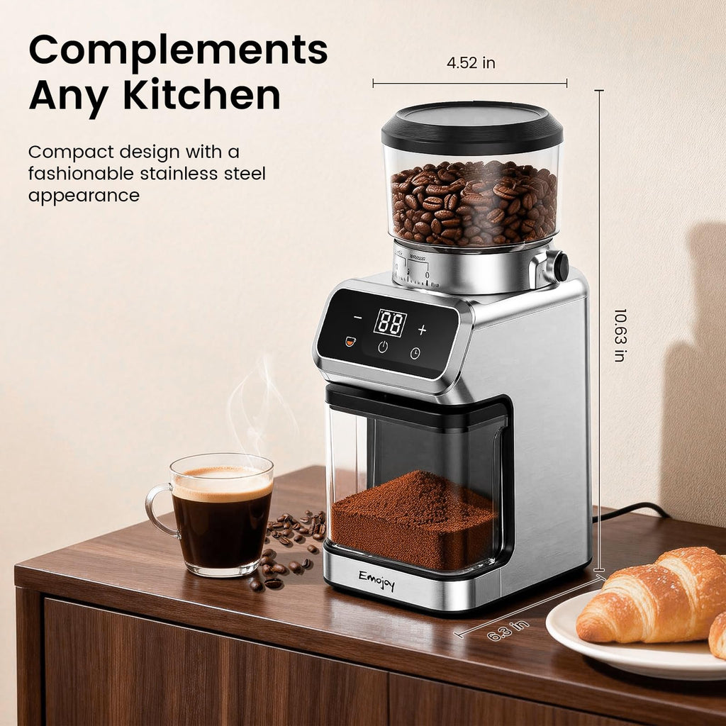 Electric Burr Coffee Grinder, 30 Settings N190