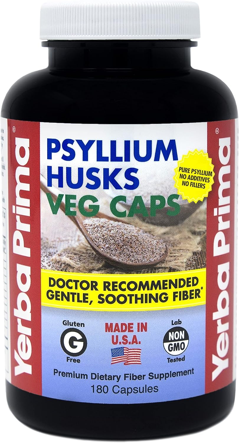 Psyllium Husks 180 Veg Caps Q624329