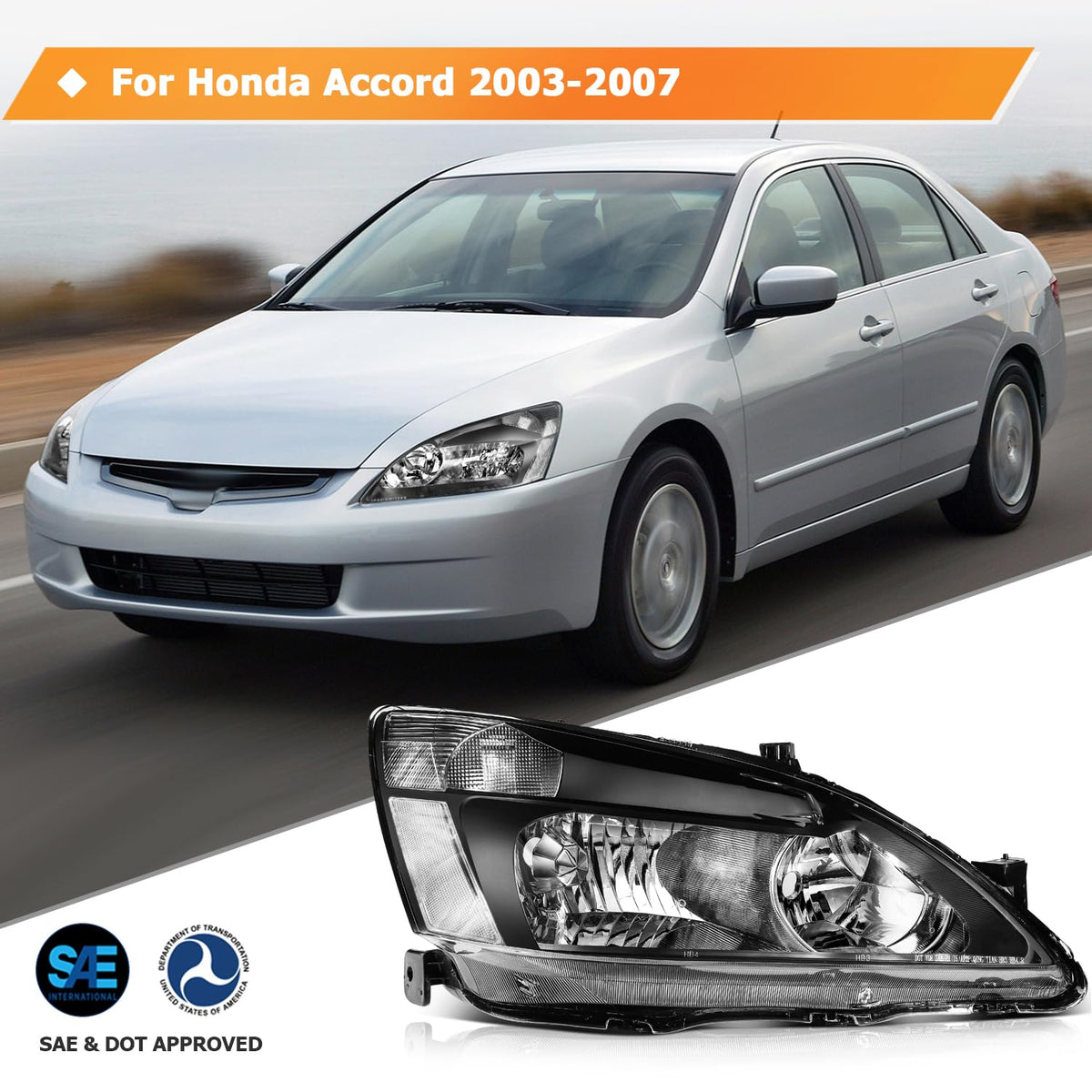 Headlight Assembly H7074