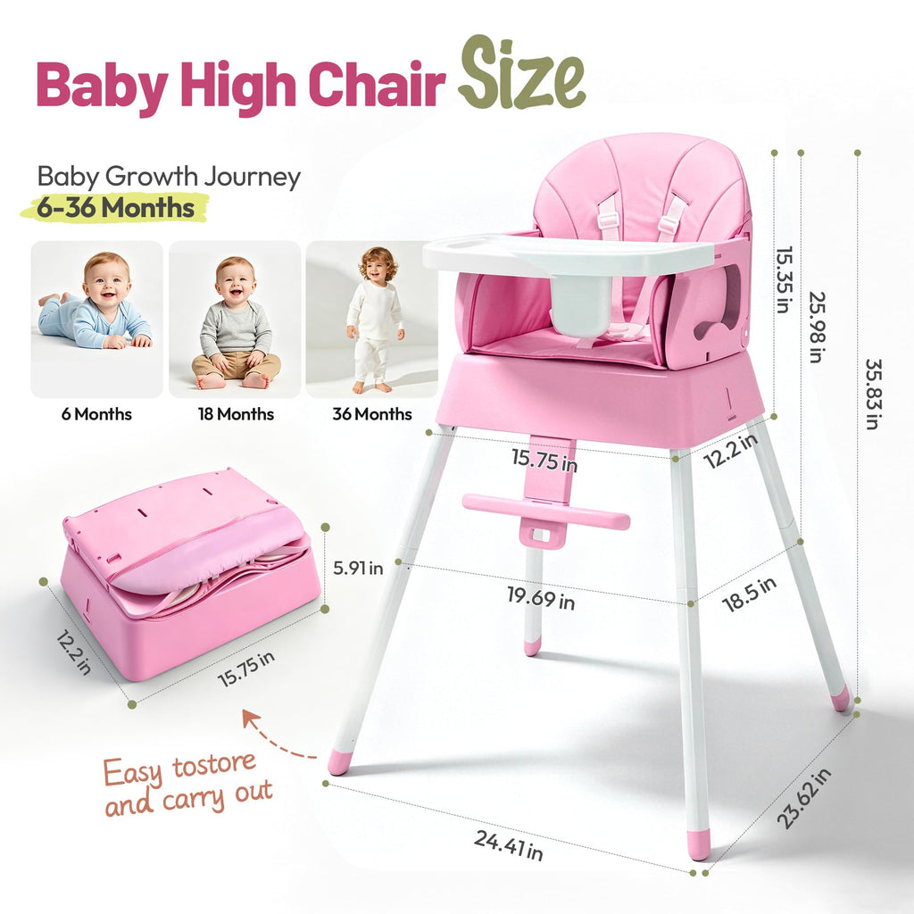 5 in 1 Foldable Baby High Chair G265