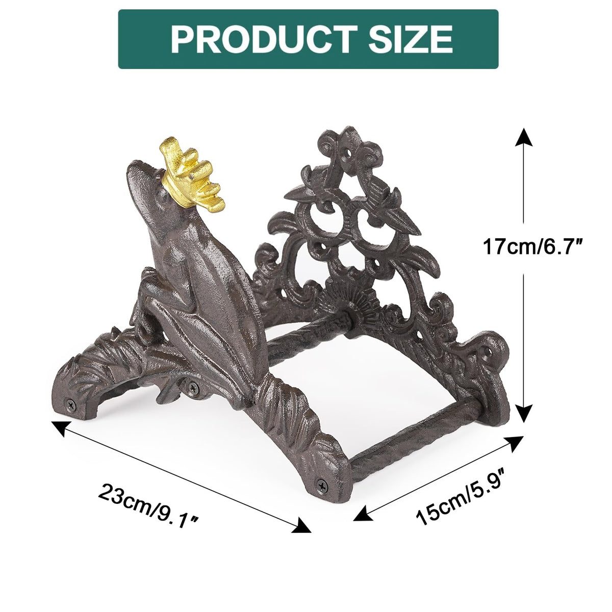 Cast Iron Wall Mounted Garden Hose Holder C9852
