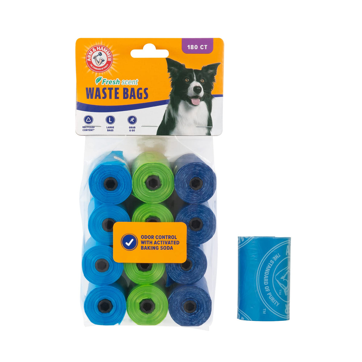 Dog and Cat Waste Bags, 180 Count O583968