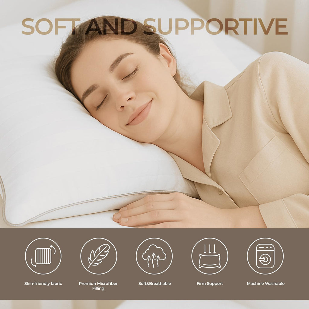 King Size Down Alternative Pillows Set of 2 Q79911