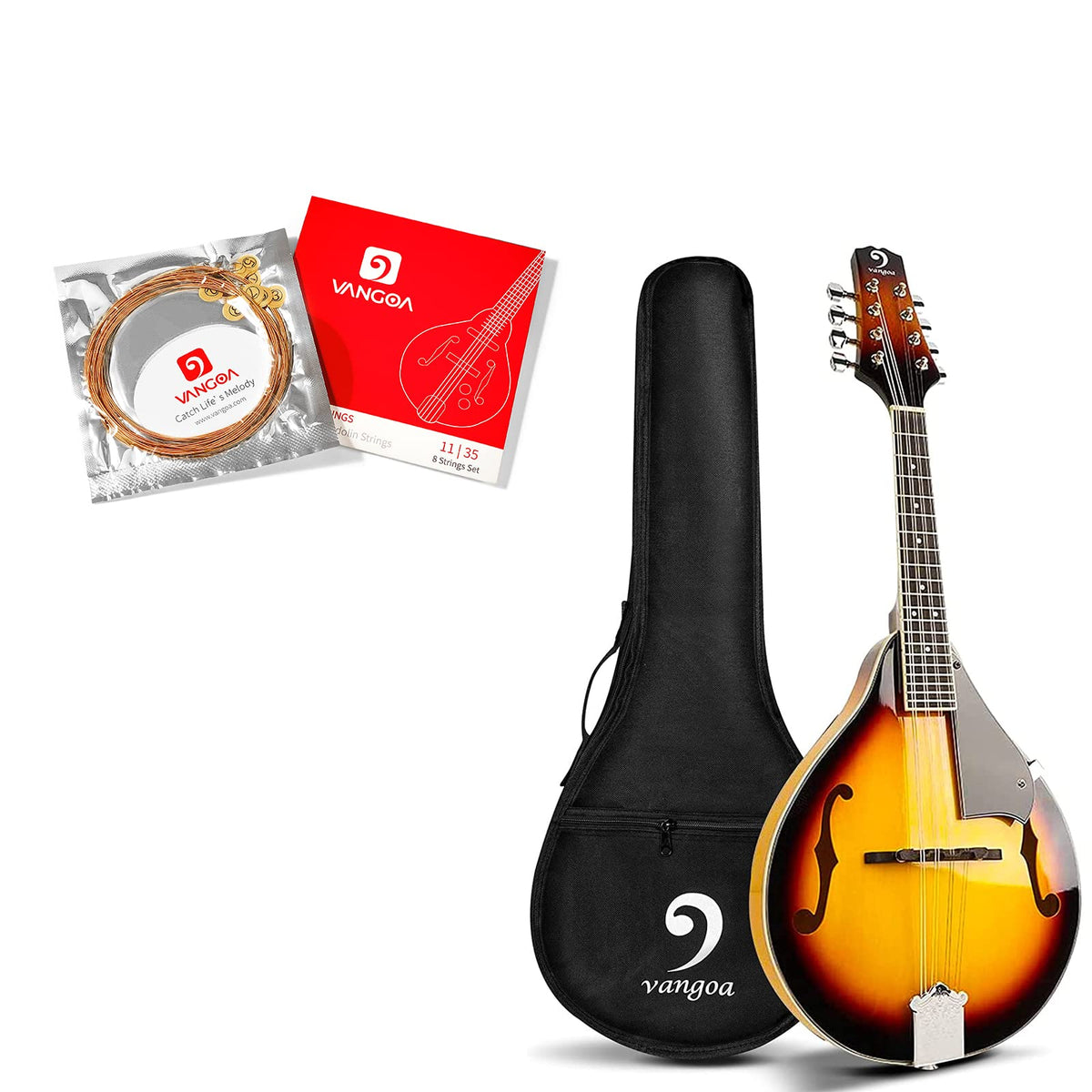 Sunburst 8 String Acoustic Mandolin E54359