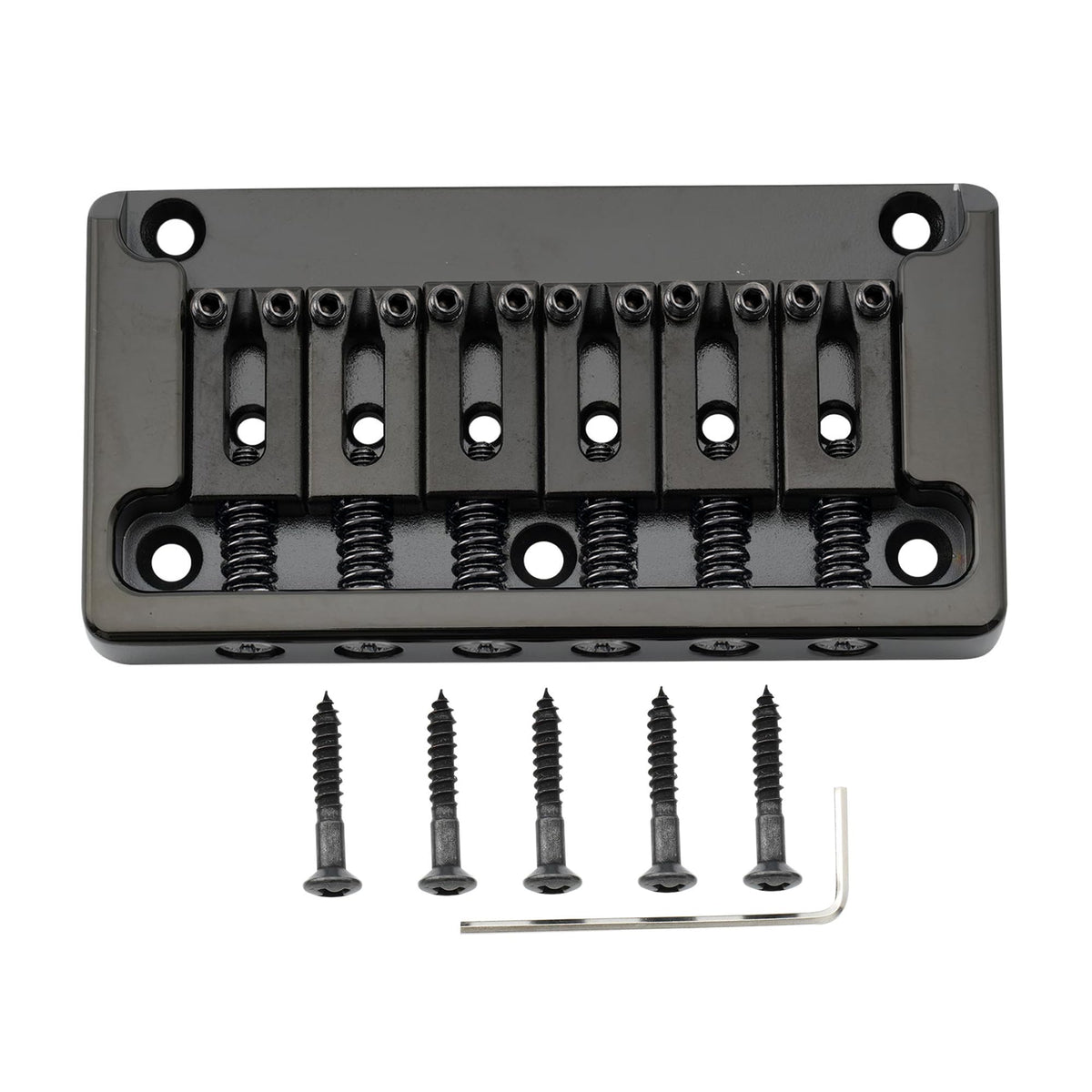 Black Non-tremolo Hardtail Bridge A67814