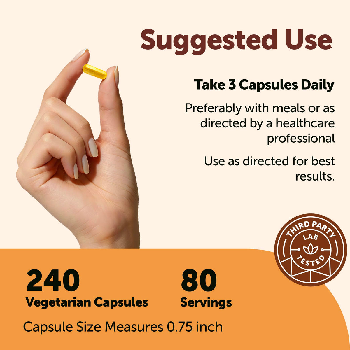 Berberine HCl with Ceylon Cinnamon 1,500 mg 240 Vegetarian Capsules X213952