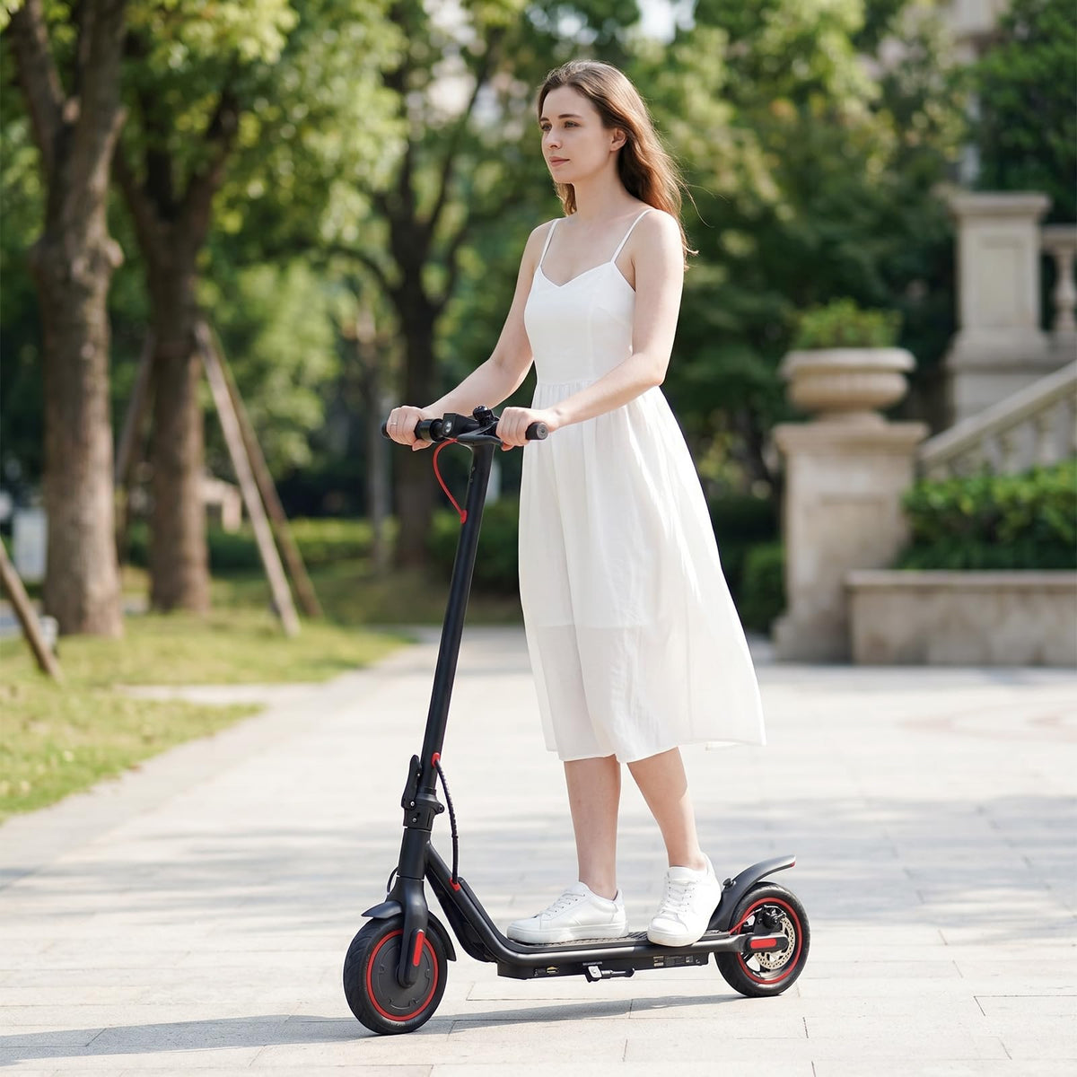 Electric Scooter with 8.5" Pneumatic Tires A408