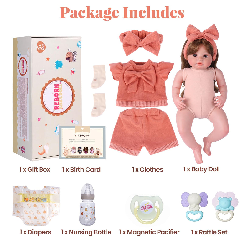 20 Inch Realistic Baby Doll T42301