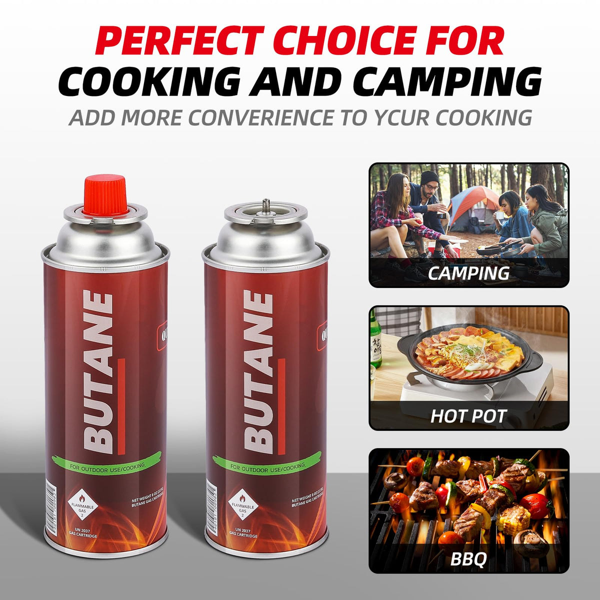 Butane Fuel Canisters 24 Pack U286