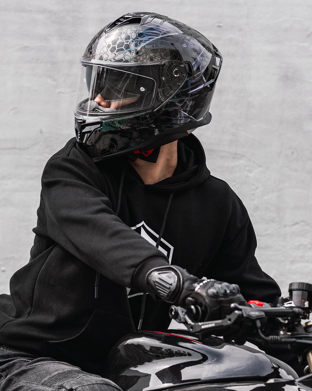 Motorcycle Helmet DOT ECE Dual Visor Full Face U405525