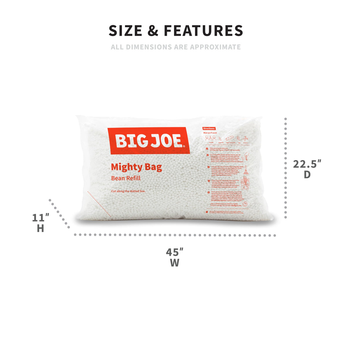 Polystyrene Bean Refill 100 Liters R2778