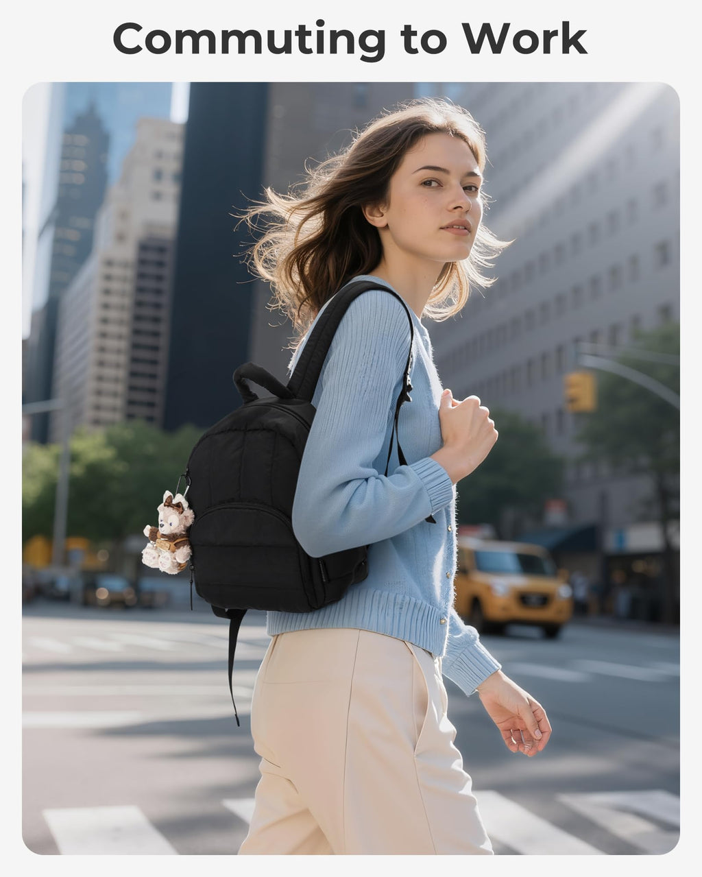 Mini Lightweight Quilted Backpack A426