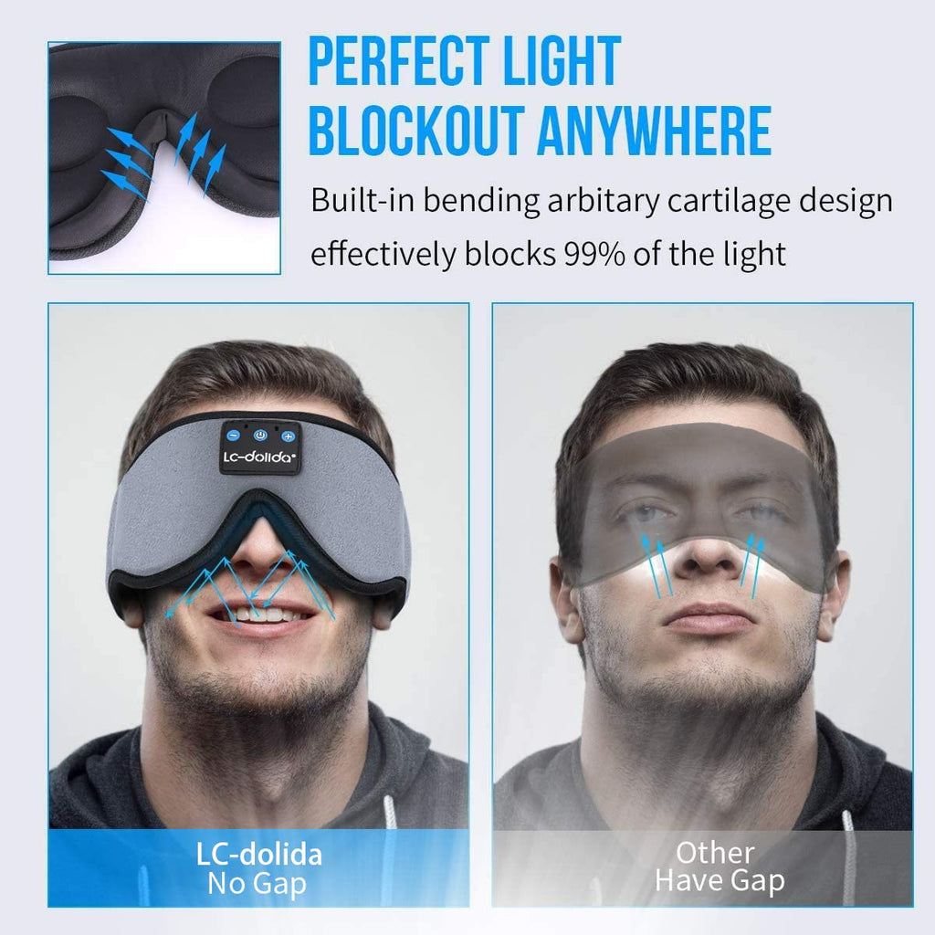 Sleep Mask with Bluetooth Headphones Cotton Y664