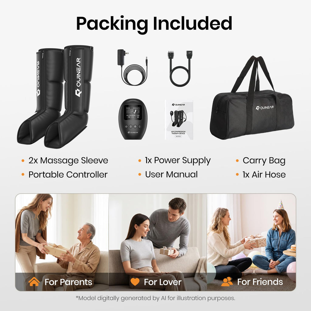 Air Compression Leg Recovery Boots Massager Z458
