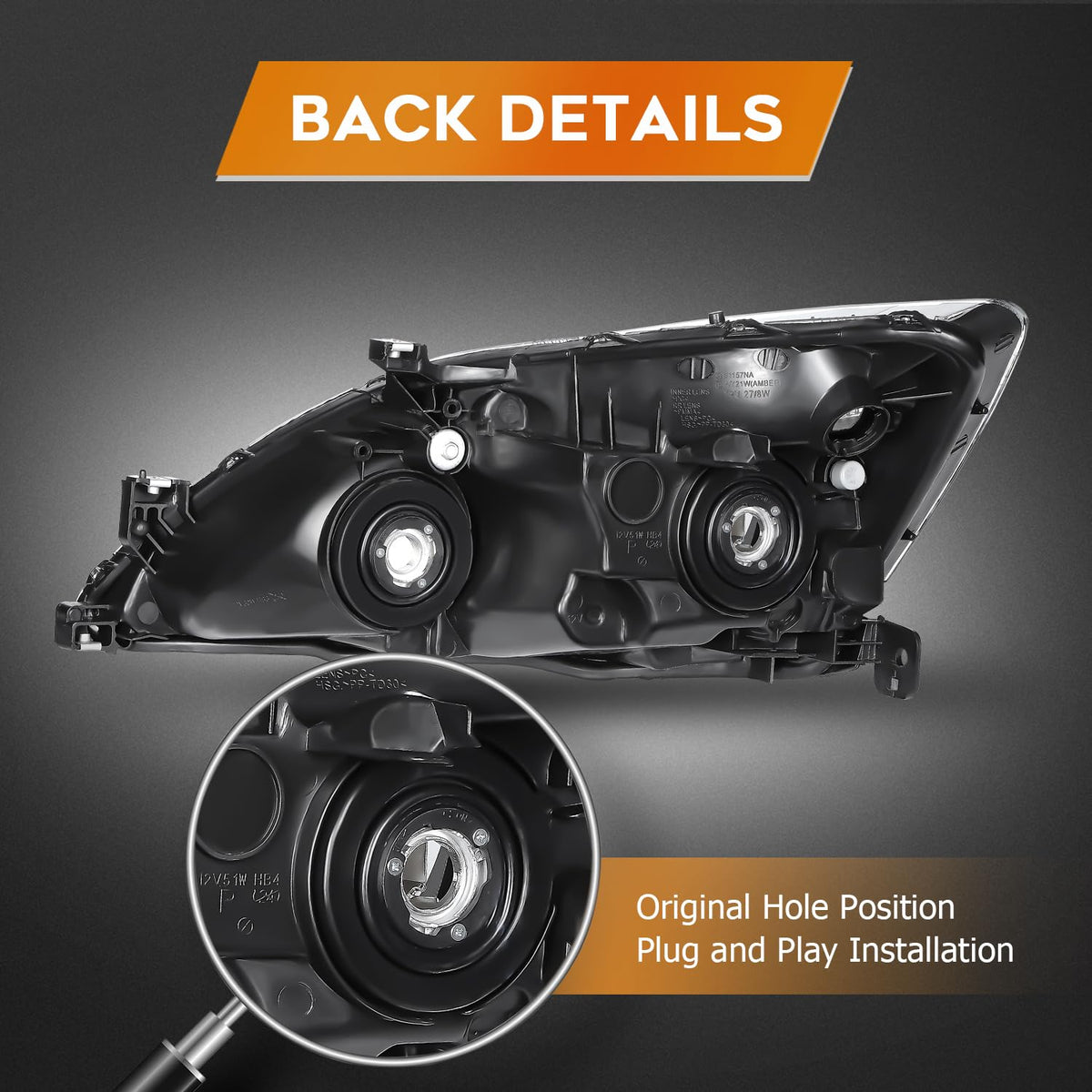 Headlight Assembly H7074