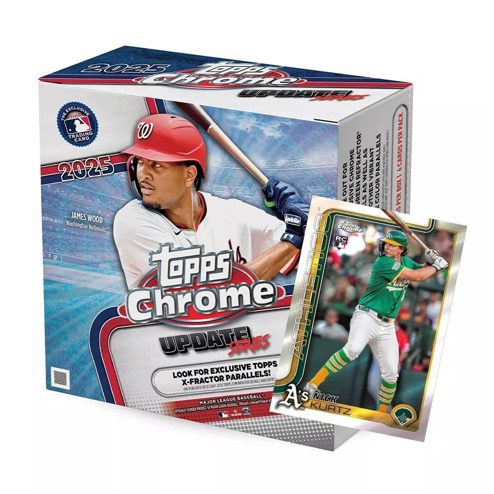 2025 MLB Chrome Baseball Trading Card Mega Box R13169