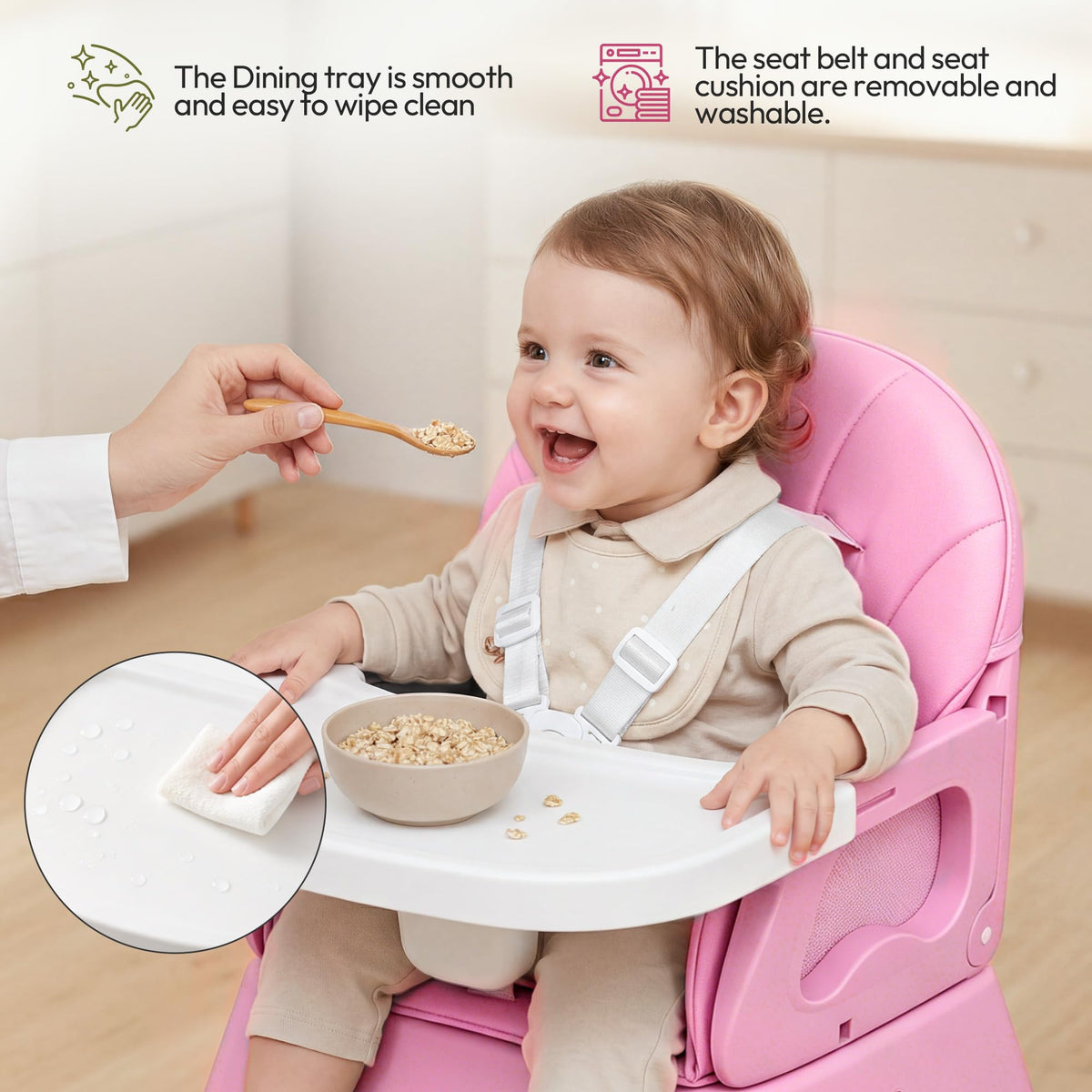 5 in 1 Foldable Baby High Chair G265