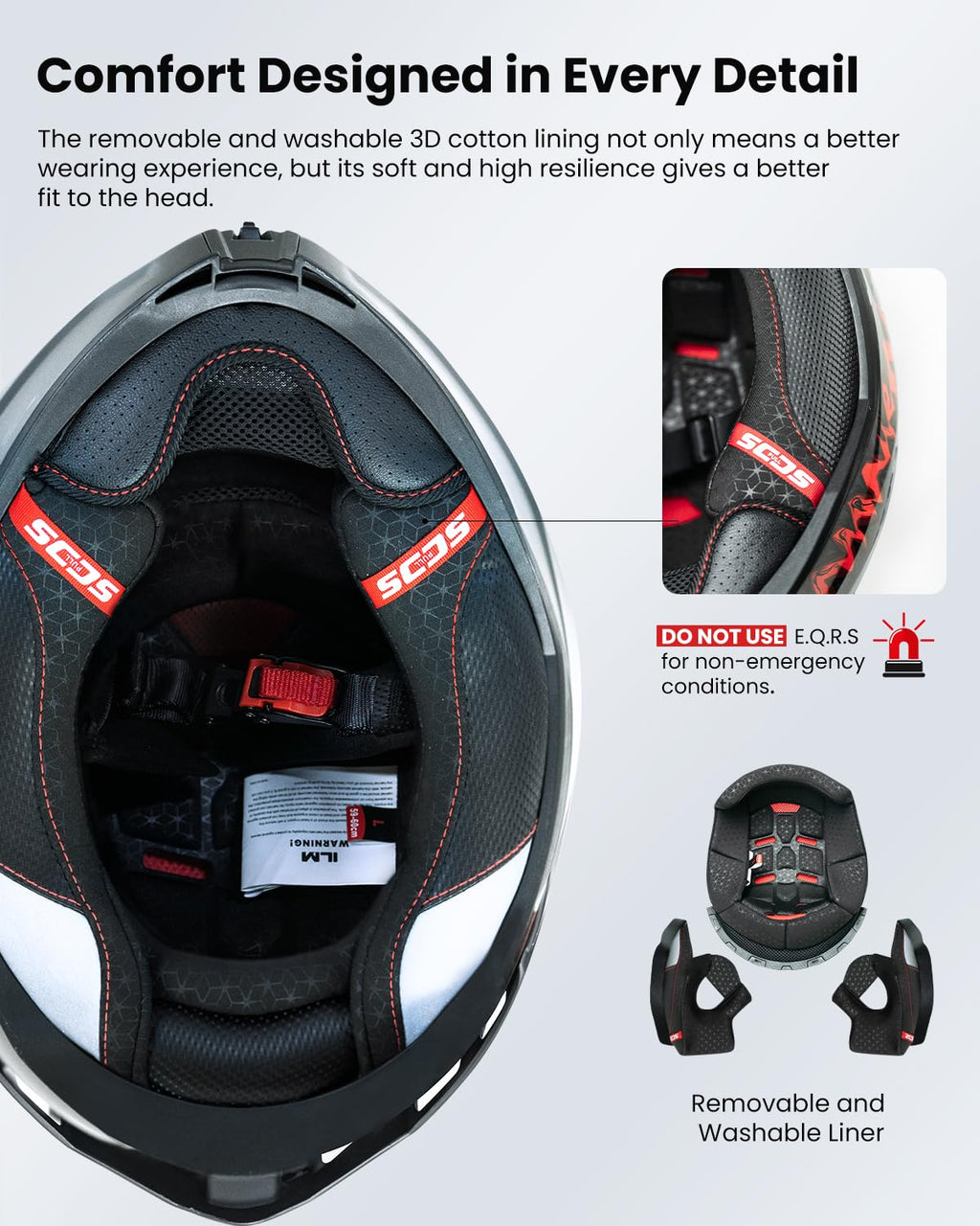 Motorcycle Helmet DOT ECE Dual Visor Full Face U405525