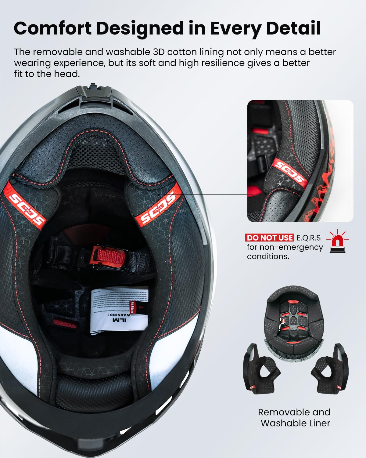 Motorcycle Helmet DOT ECE Dual Visor Full Face U405525