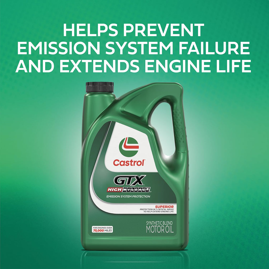 20W-50 Synthetic Blend Motor Oil, 5 Quarts V2711