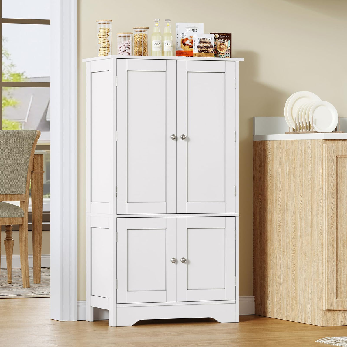 43”H Pantry Cabinet with 4 Doors H630509