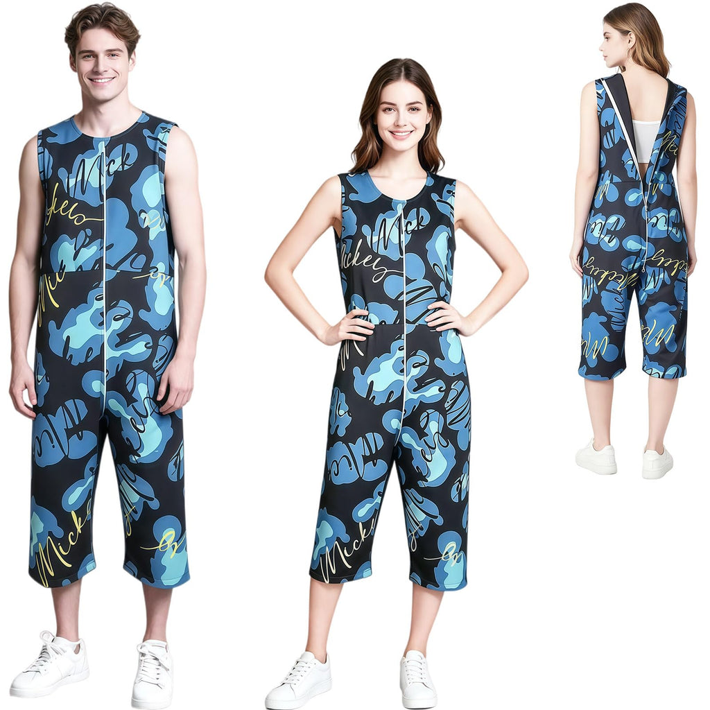 Blue Anti-Tampering Zipper Jumpsuit H4980