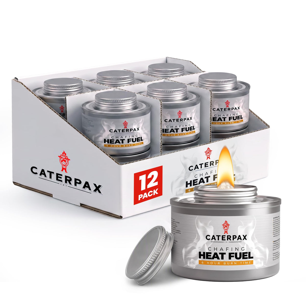 6 Hour Chafing Fuel Cans 12 Pack H89610