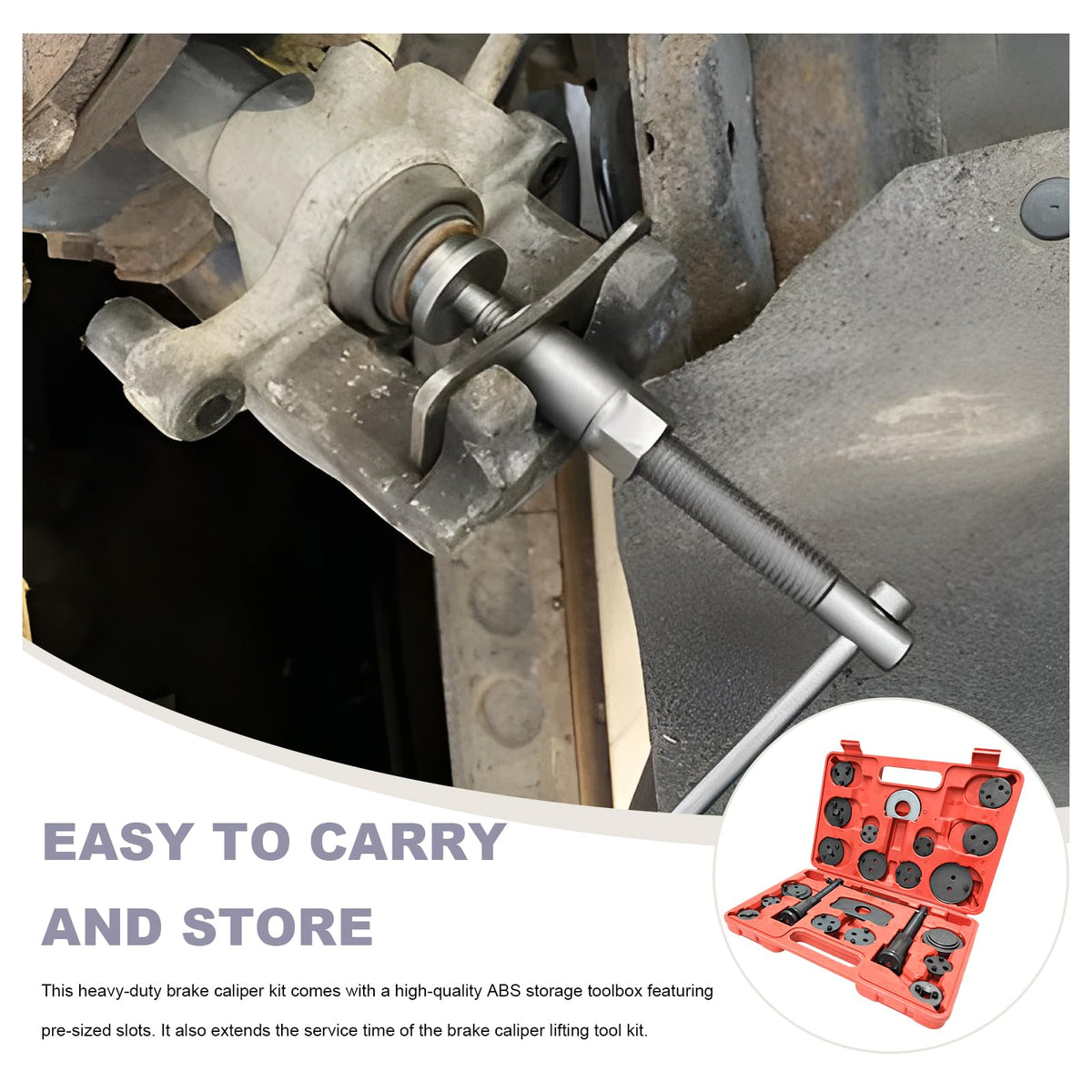 Brake Caliper Wind Back Tool Set with Disc Adapters M325356