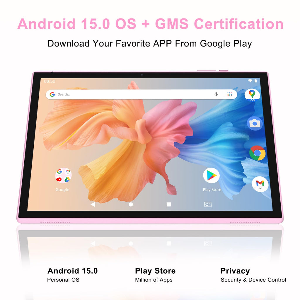 10 Inch Android Tablet with Case Stylus 8GB RAM 32GB ROM X3826