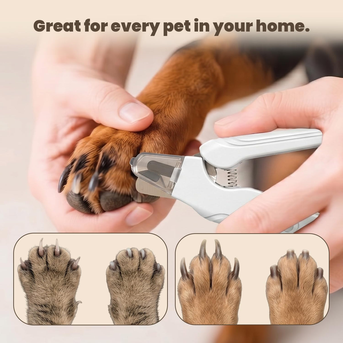 2-in-1 Dog & Cat Nail Clipper and Grinder with Light K3918