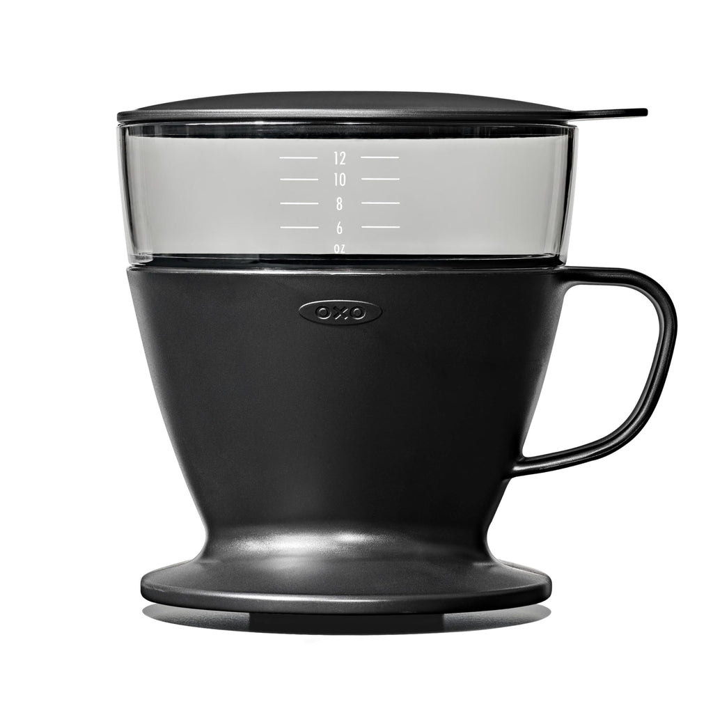 Single Serve Pour-Over Coffee Maker 12 oz Matte Black D40238