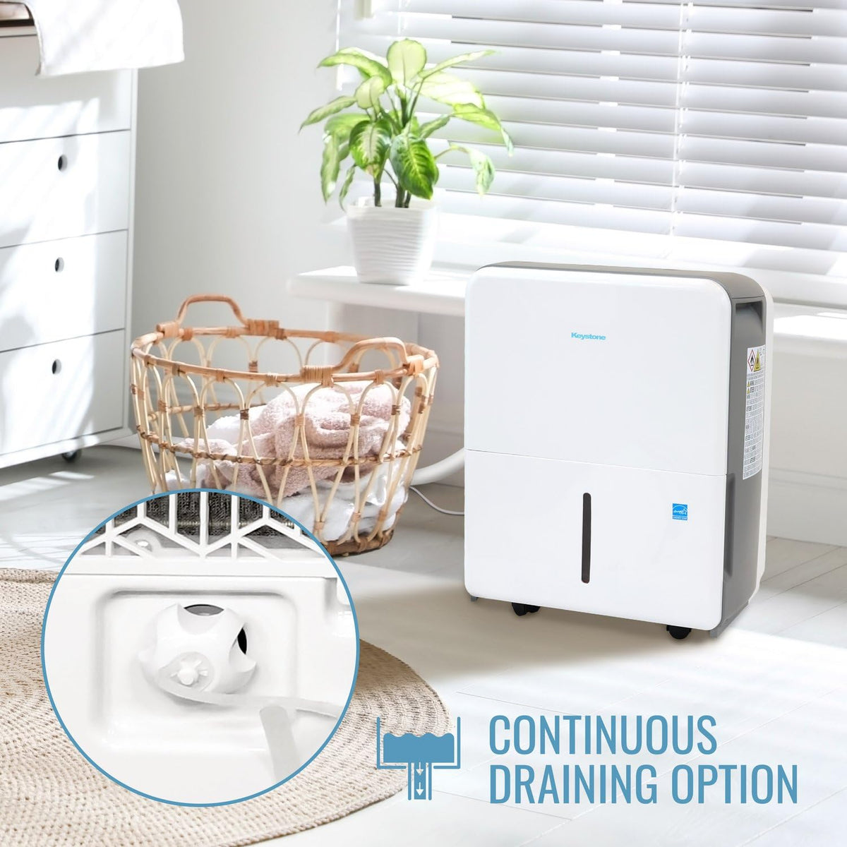 50 Pint Dehumidifier with LED Display V7146