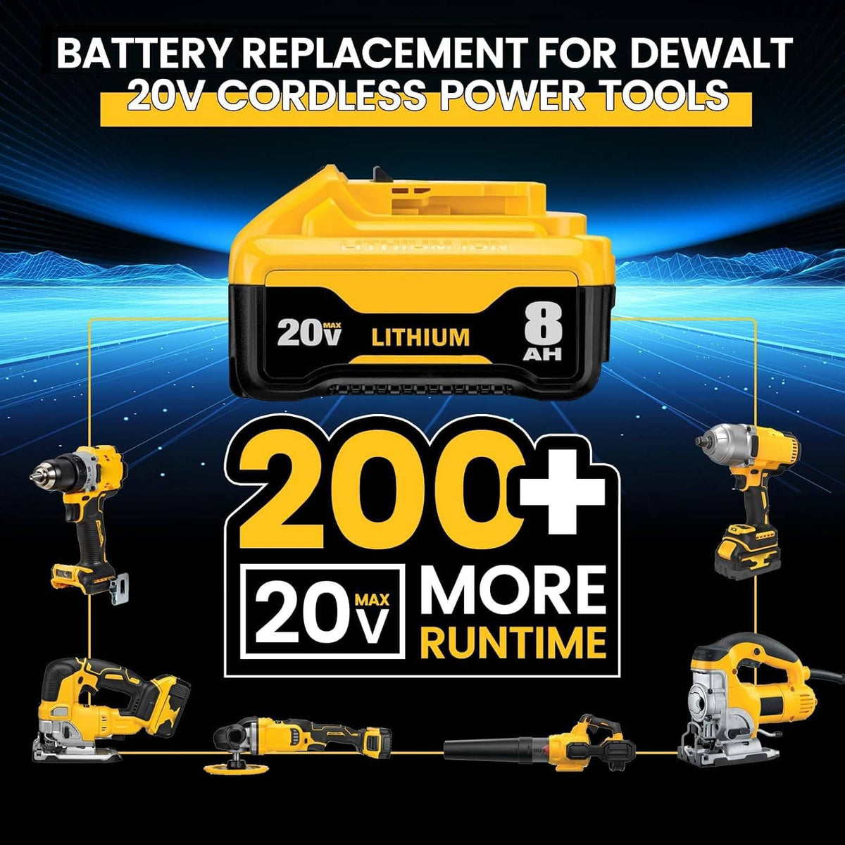 8000mAh Battery Replacement R576616