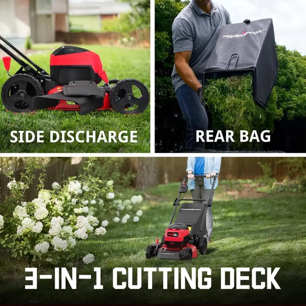 Electric Cordless Lawn Mower 17" 40V D4851