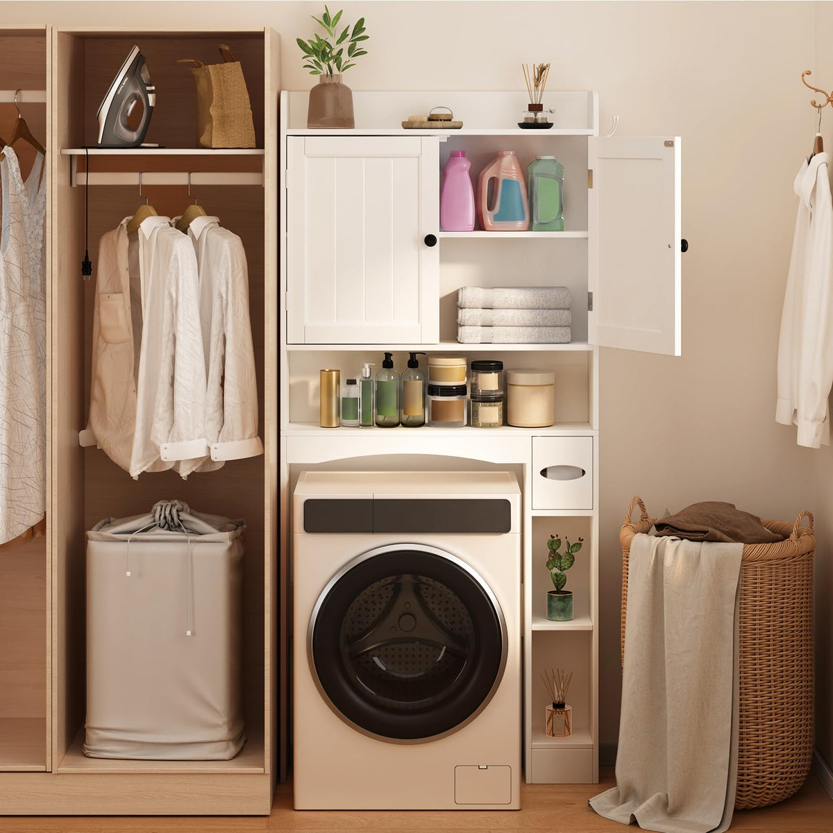 White Over The Toilet Storage Cabinet R898604