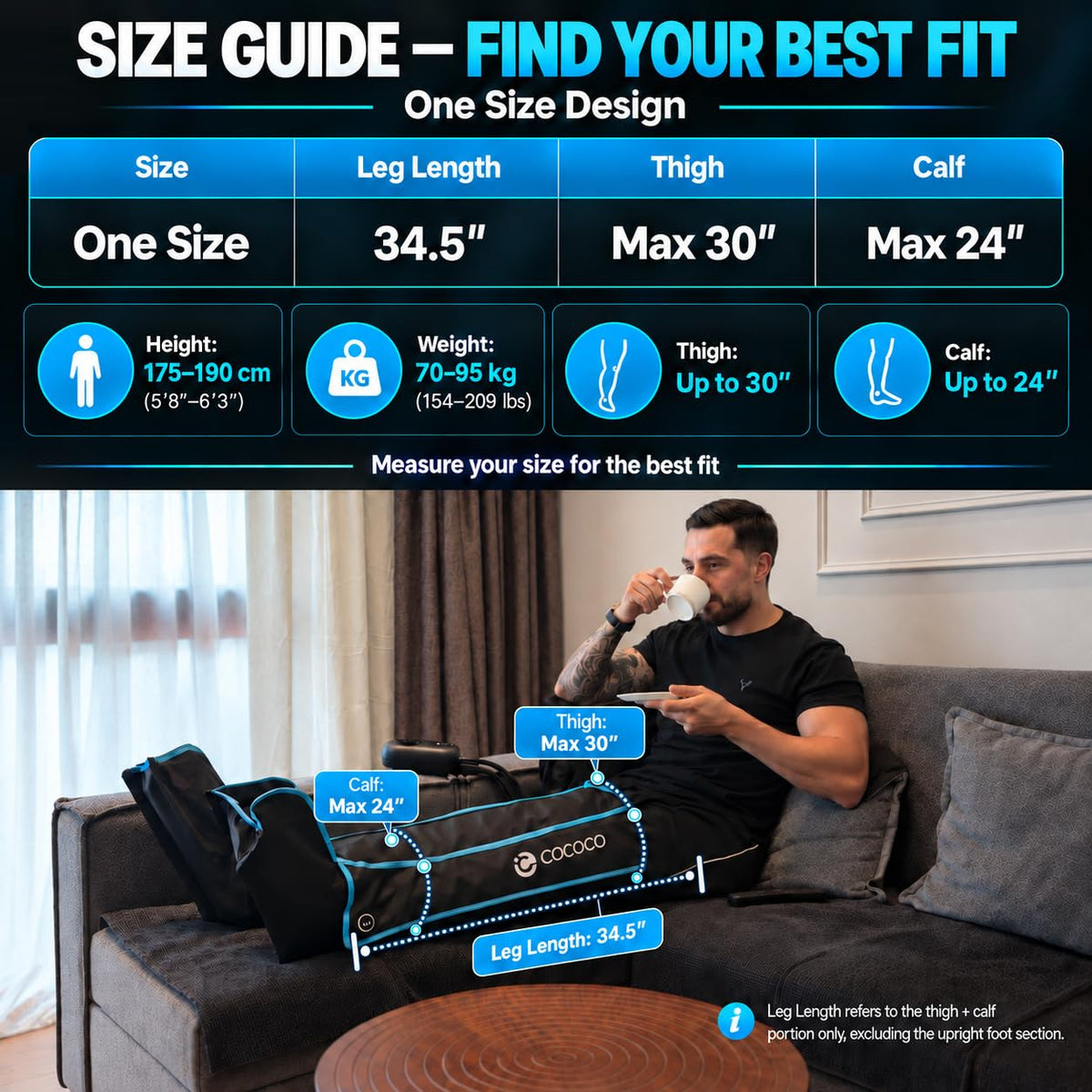 Full Leg Compression Massager Q415