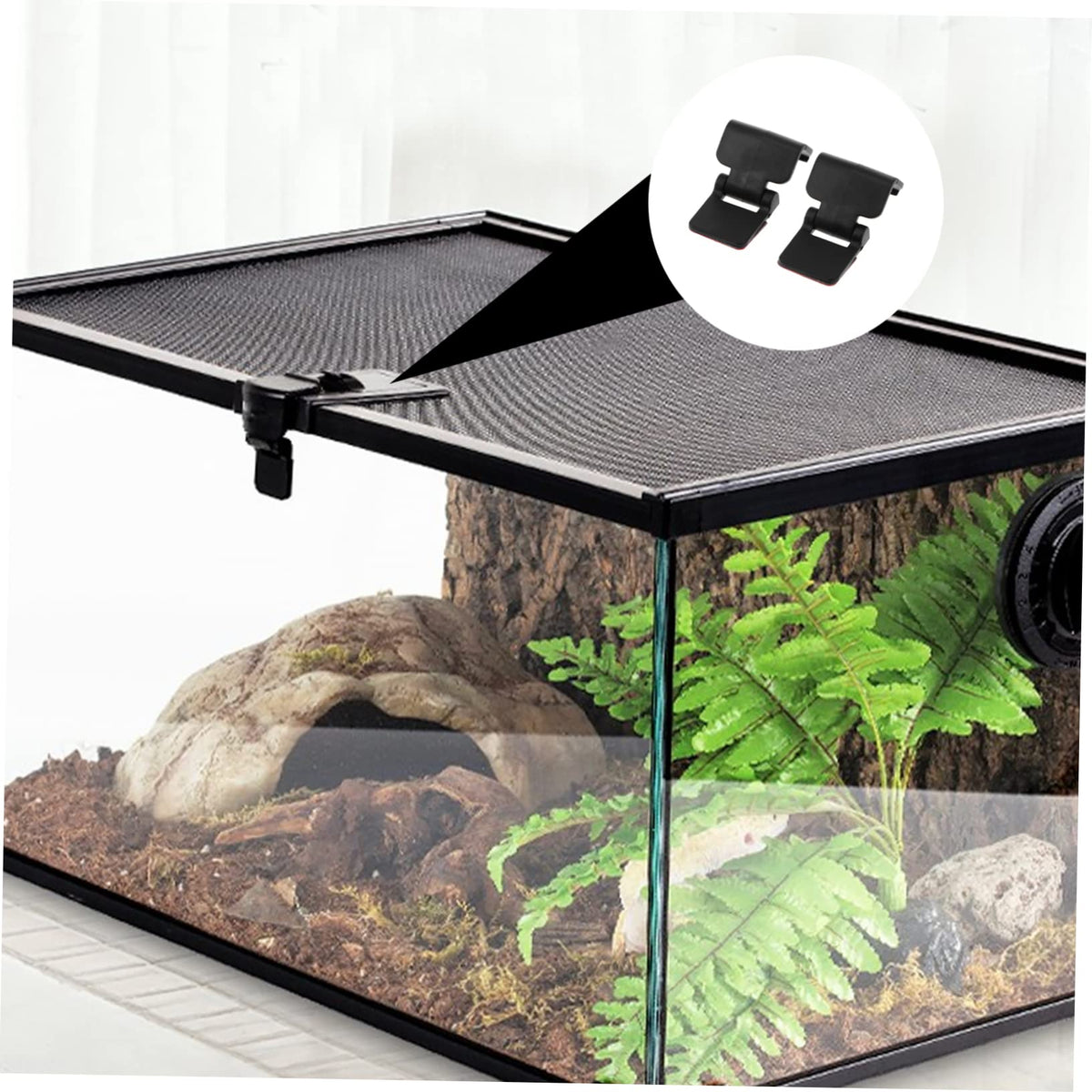 Gecko Tank Terrarium Screen Clips N225031