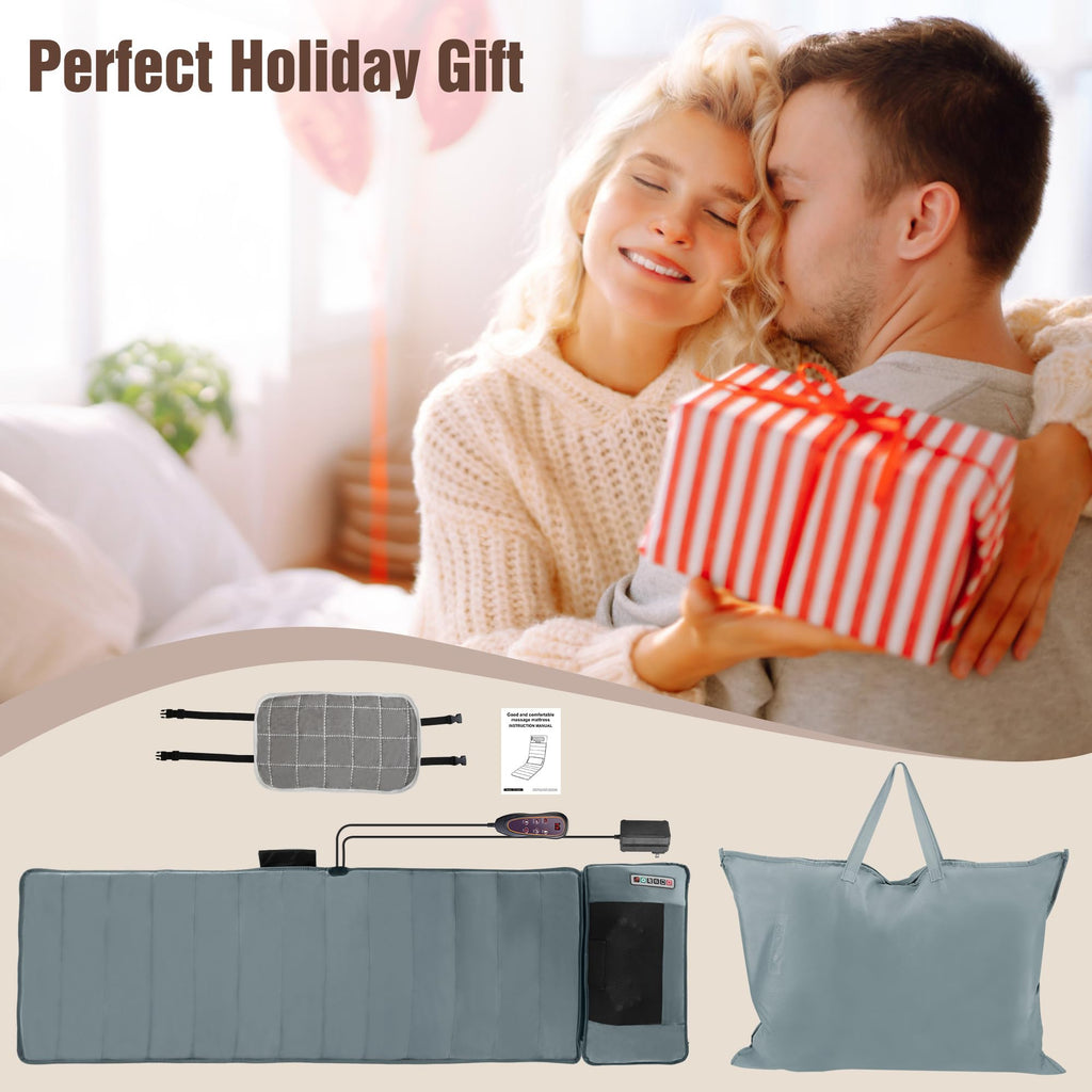 Full Body Massage Mat with Heat, 10 Motors, 9 Modes N2948