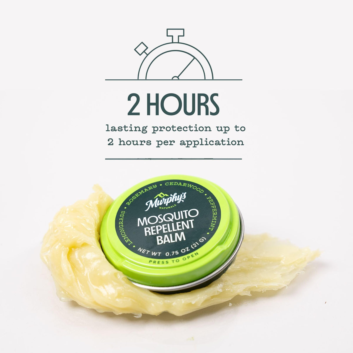Plant-Based Mosquito Repellent Balm 2 oz J574870