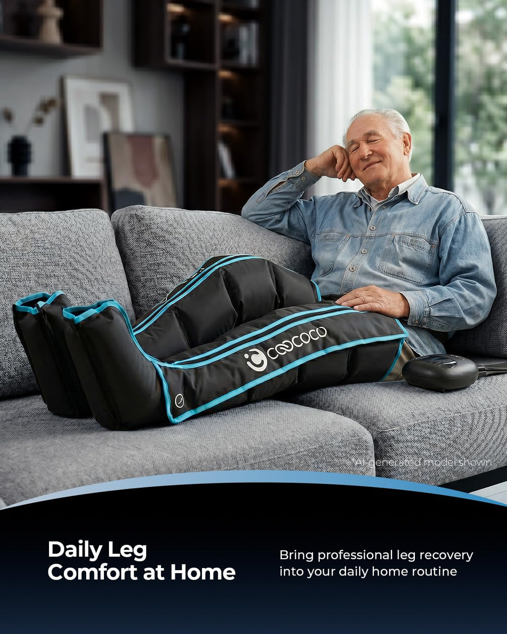 Full Leg Compression Massager Q415