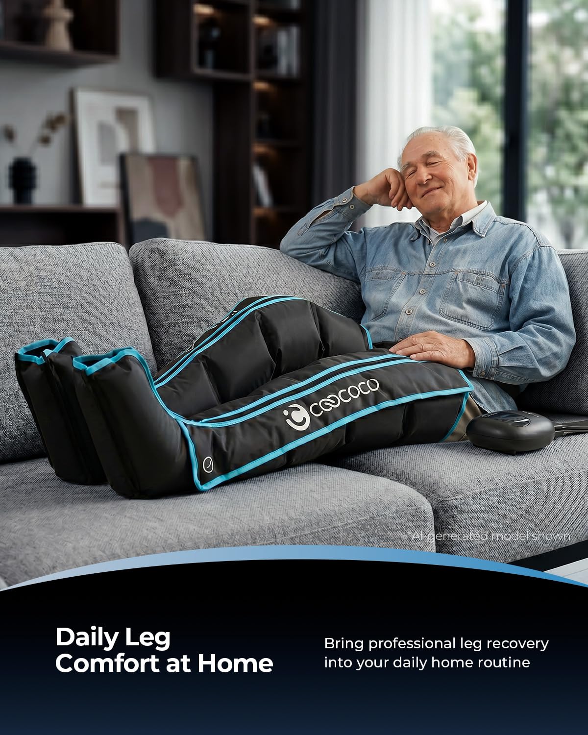 Full Leg Compression Massager Q415