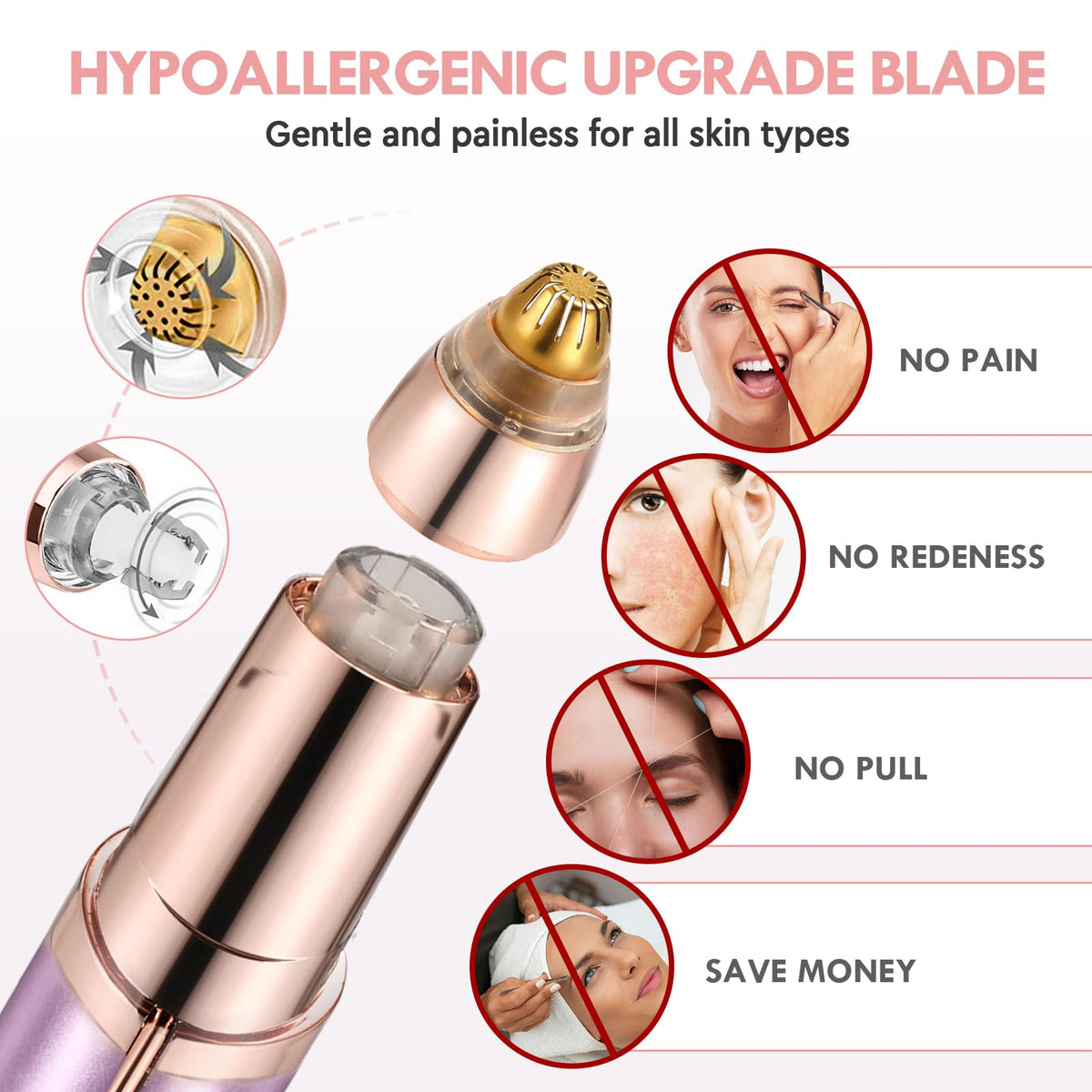 Rechargeable Electric Eyebrow Trimmer U671254