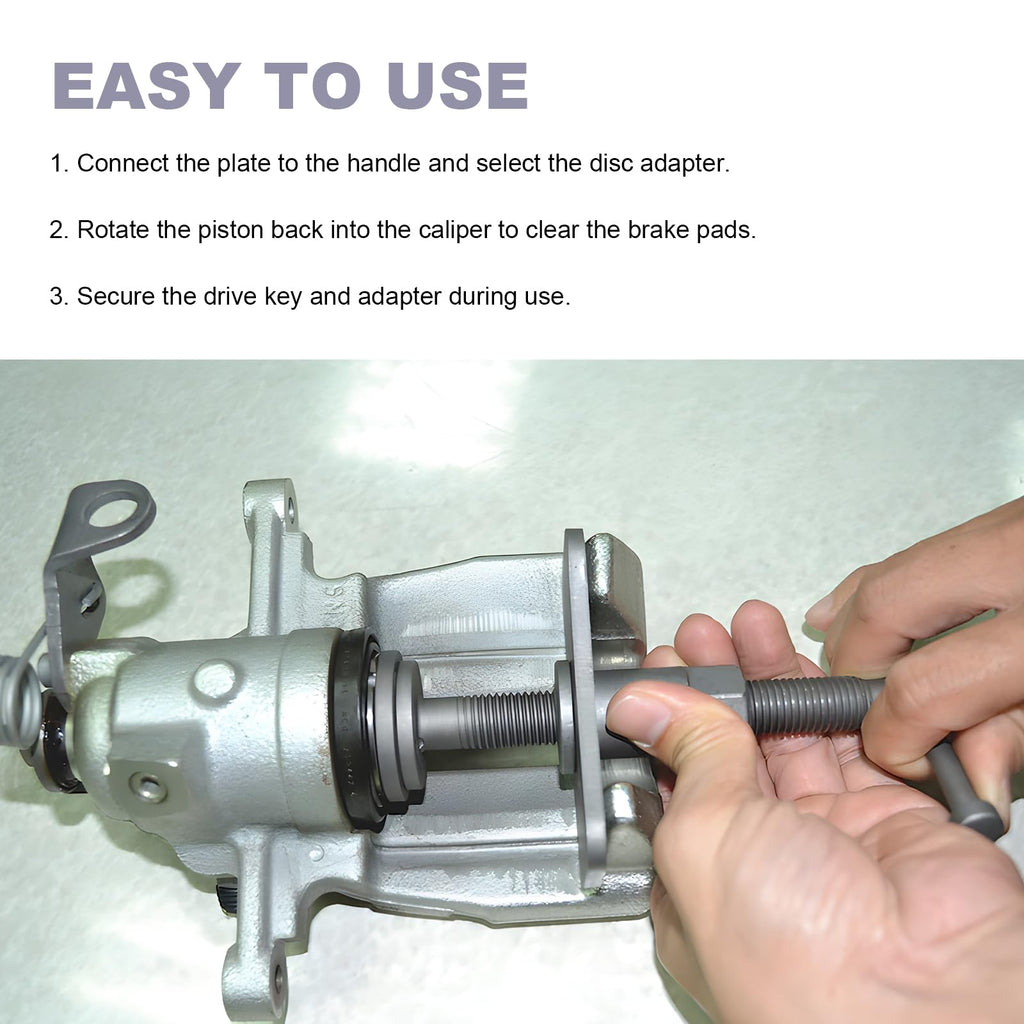 Brake Caliper Wind Back Tool Set with Disc Adapters M325356