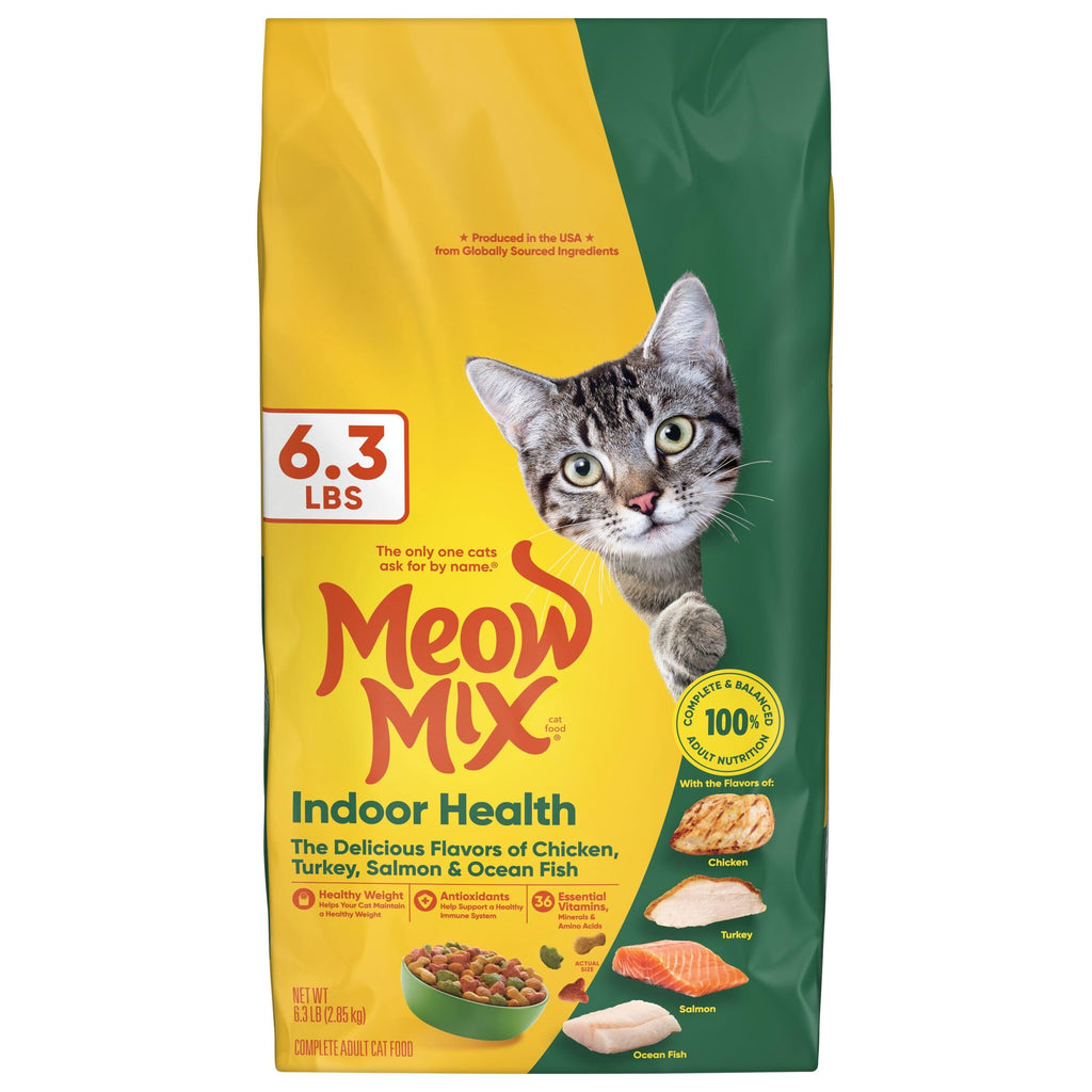 Indoor Health Dry Cat Food 6.3 Pound Bag G331106