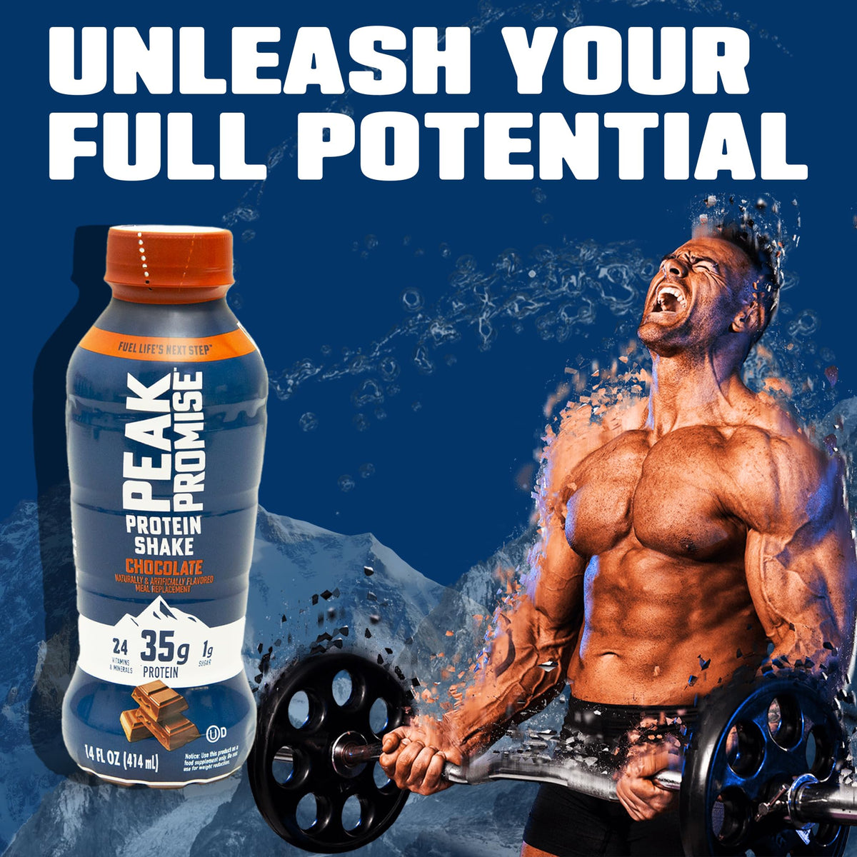35g Protein Shake, 14 fl oz, 12 pack, Chocolate F331