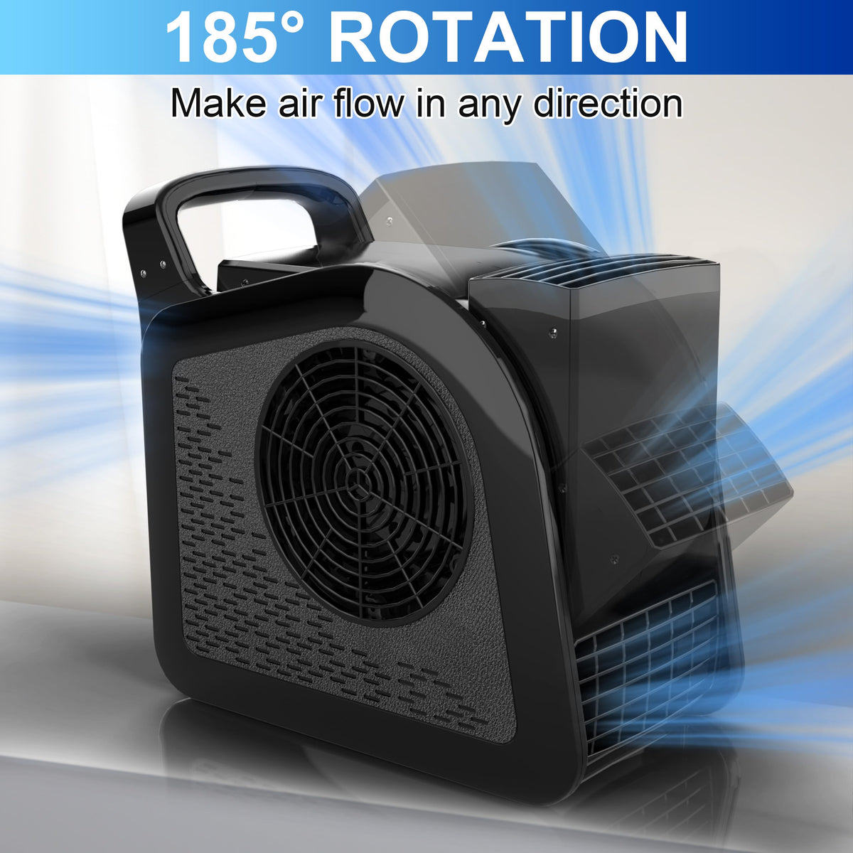 Portable High Velocity Floor Fan with 3 Speeds, Black K5944