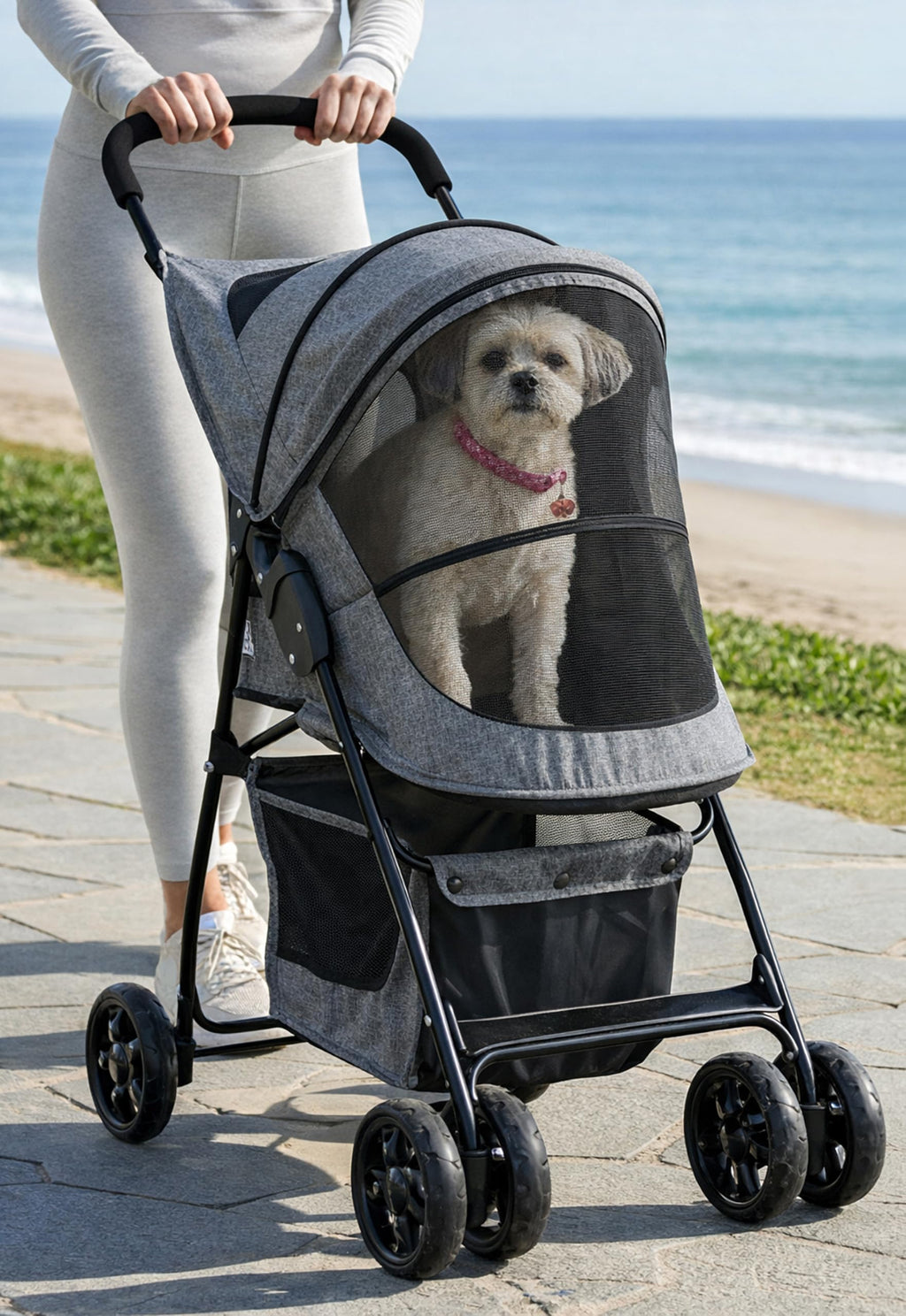 Titanium Grey Pet Stroller Y657363