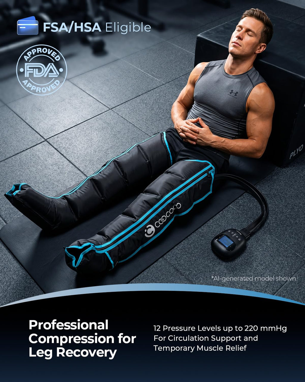 Full Leg Compression Massager Q415